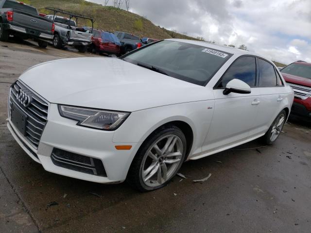 AUDI A4 PREMIUM 2017 with VIN WAUDNAF48HN041586 - Photo from auction