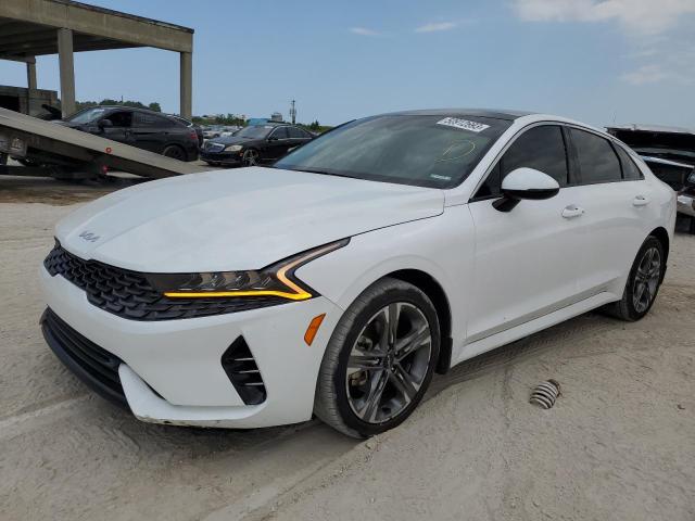 KIA K5 EX 2023 with VIN 5XXG34J20PG173779 - Photo from auction