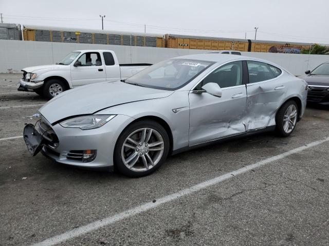 TESLA MODEL S 2014 with VIN 5YJSA1H13EFP51613 - Photo from auction