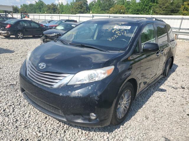 TOYOTA SIENNA XLE 2017 with VIN 5TDYZ3DC4HS803577 - Photo from auction