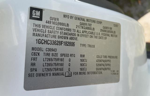 Photo 10 from auction – 2008 CHEVROLET SILVERADO with VIN 1GCHC33628F182806