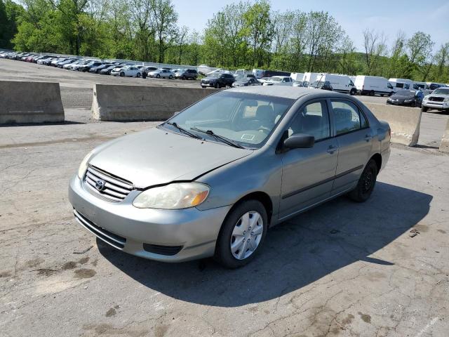 TOYOTA COROLLA CE 2003 with VIN 2T1BR32E33C021735 - Photo from auction
