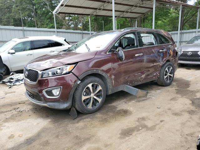 KIA SORENTO EX 2017 with VIN 5XYPH4A57HG318339 - Photo from auction