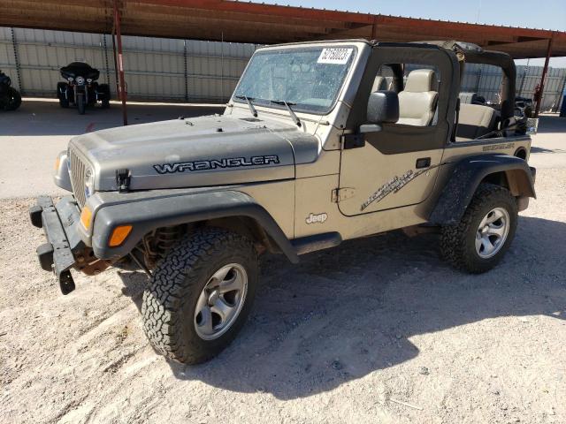 JEEP WRANGLER / 2003 with VIN 1J4FA29123P359340 - Photo from auction