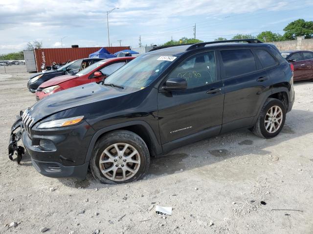 JEEP CHEROKEE S 2015 with VIN 1C4PJLAB5FW760671 - Photo from auction