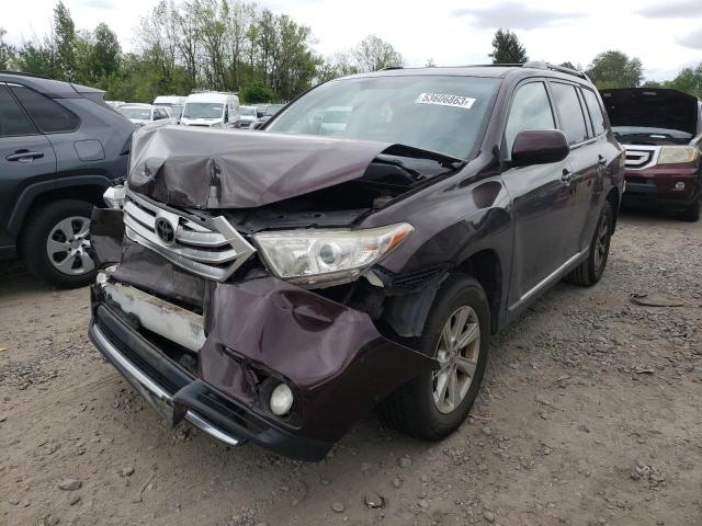 TOYOTA HIGHLANDER 2012 with VIN 5TDBK3EH5CS103810 - Photo from auction