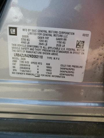 Photo 14 from auction – 2022 BUICK ENVISION P with VIN LRBAZLR42ND082118