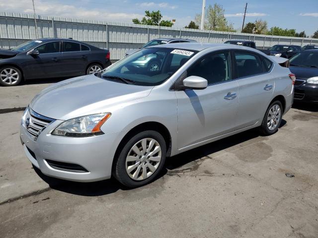 NISSAN SENTRA S 2013 with VIN 3N1AB7AP8DL672497 - Photo from auction