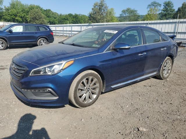HYUNDAI SONATA SPO 2017 with VIN 5NPE34AF2HH528399 - Photo from auction
