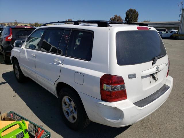 Photo 2 from auction – 2005 TOYOTA HIGHLANDER with VIN JTEGD21A550112981