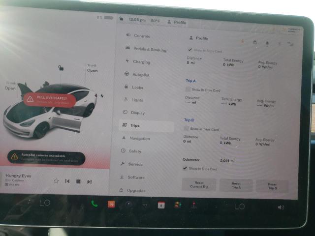 Photo 9 from auction – 2023 TESLA MODEL 3 with VIN 5YJ3E1EA8PF478927