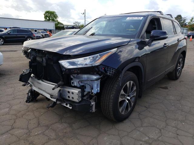 TOYOTA HIGHLANDER 2020 with VIN 5TDHZRBH3LS507699 - Photo from auction
