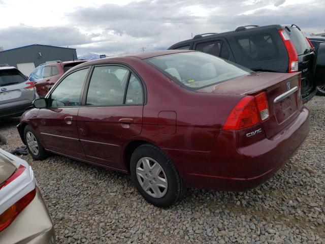 Photo 2 from auction – 2003 HONDA CIVIC LX with VIN 2HGES16503H527580