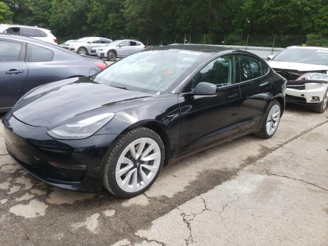 TESLA MODEL 3 2022 with VIN 5YJ3E1EBXNF187920 - Photo from auction