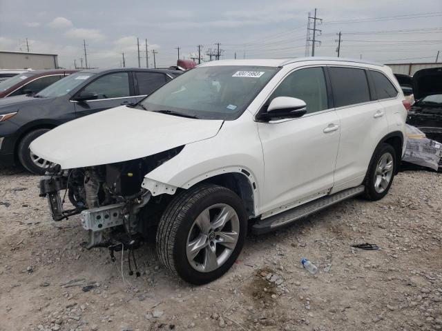 TOYOTA HIGHLANDER 2017 with VIN 5TDYZRFH2HS208545 - Photo from auction