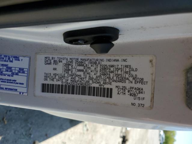 Photo 14 from auction – 2004 TOYOTA SIENNA with VIN 5TDBA22C24S028247
