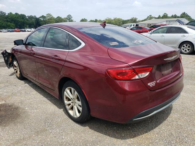 Photo 2 from auction – 2015 CHRYSLER 200 LIMITE with VIN 1C3CCCAB6FN715547