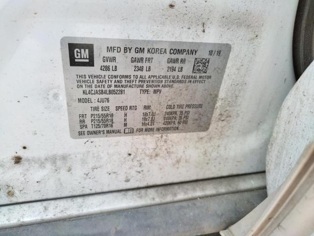 Photo 14 from auction – 2020 BUICK ENCORE PRE with VIN KL4CJASB4LB052281