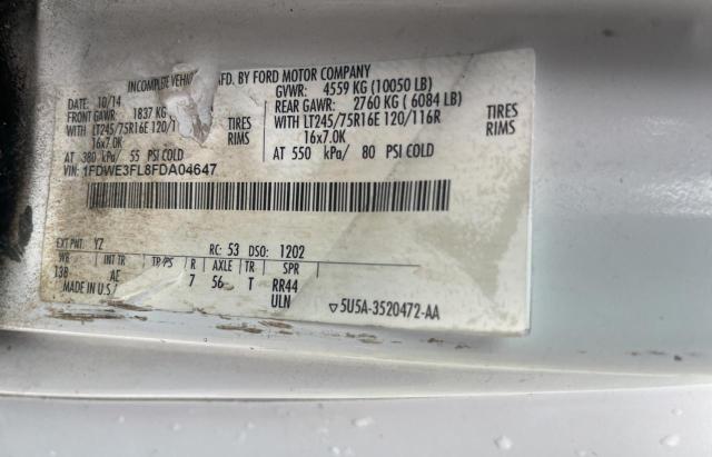 Photo 10 from auction – 2015 FORD ECONOLINE with VIN 1FDWE3FL8FDA04647