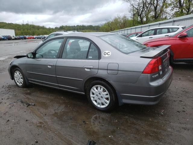 Photo 2 from auction – 2005 HONDA CIVIC LX with VIN 2HGES16625H581037