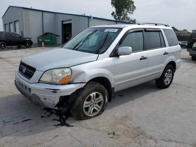 HONDA PILOT EX 2005 with VIN 2HKYF18455H512961 - Photo from auction