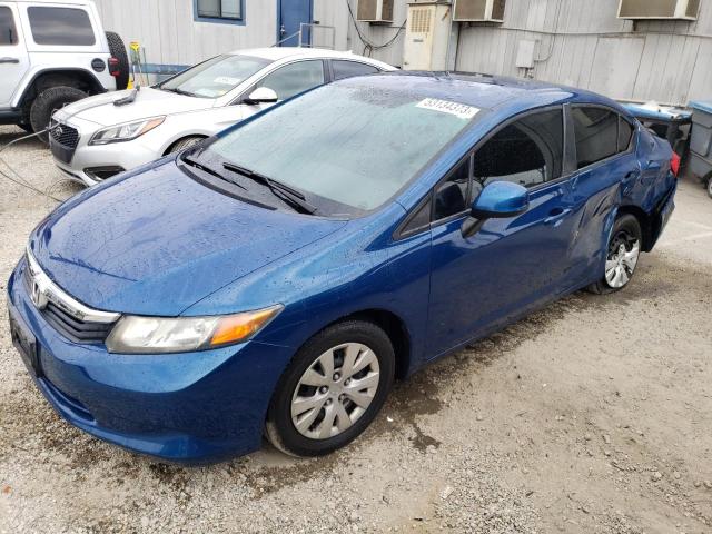 HONDA CIVIC LX 2012 with VIN 2HGFB2F51CH506358 - Photo from auction