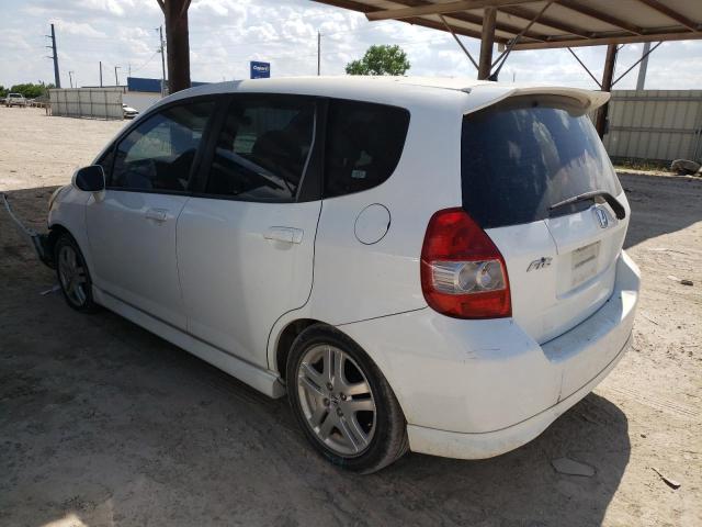 Photo 2 from auction – 2007 HONDA FIT S with VIN JHMGD38607S060564
