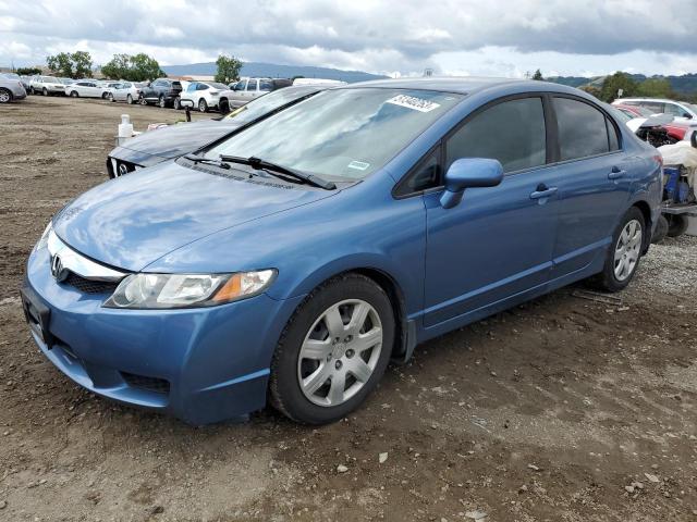 HONDA CIVIC LX 2009 with VIN 19XFA16569E051958 - Photo from auction