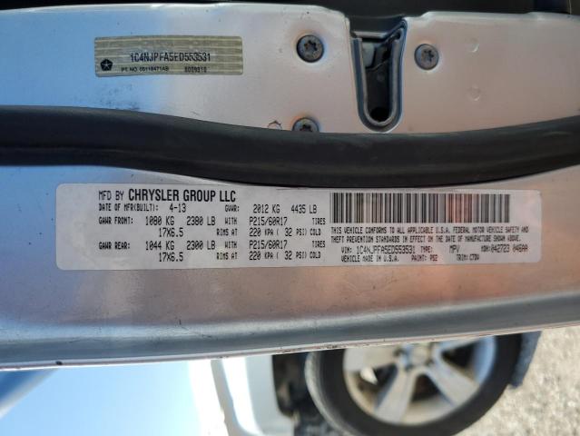 Photo 14 from auction – 2014 JEEP PATRIOT LA with VIN 1C4NJPFA5ED553531