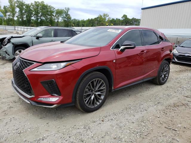 LEXUS RX 350 F-S 2022 with VIN 2T2YZMDA6NC348266 - Photo from auction