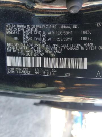 Photo 14 from auction – 2015 TOYOTA SIENNA XLE with VIN 5TDDK3DC8FS097665