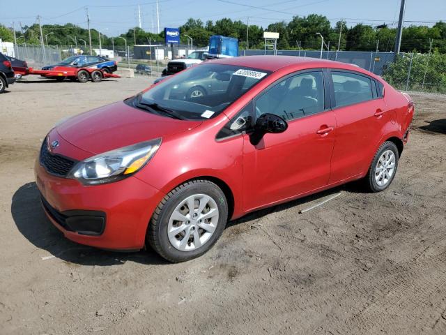 KIA RIO LX 2013 with VIN KNADM4A31D6240020 - Photo from auction