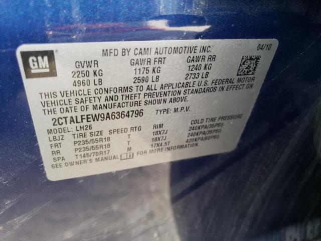 Photo 14 from auction – 2010 GMC TERRAIN SL with VIN 2CTALFEW9A6364796