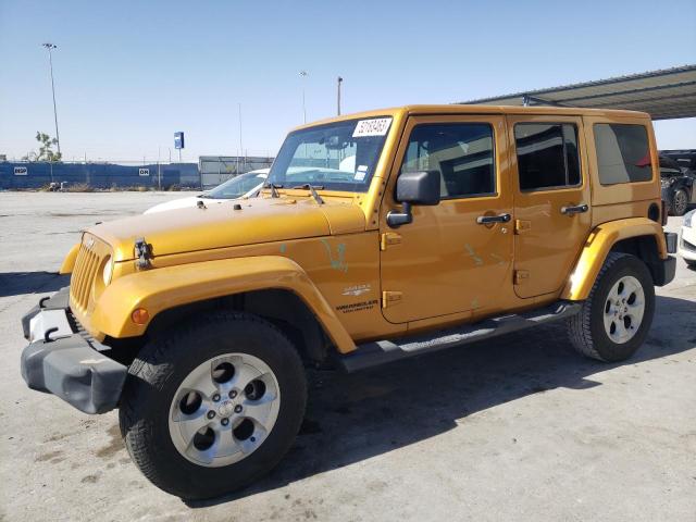JEEP WRANGLER U 2014 with VIN 1C4BJWEG8EL189758 - Photo from auction