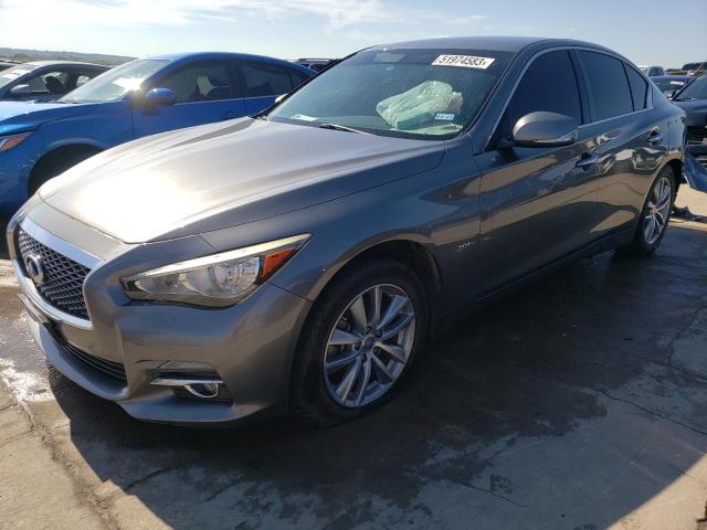 INFINITI Q50 BASE 2016 with VIN JN1CV7AP1GM201897 - Photo from auction