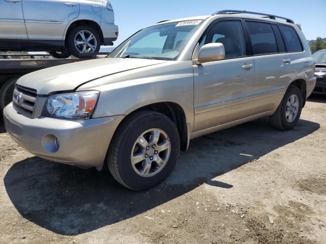 TOYOTA HIGHLANDER 2005 with VIN JTEDP21A250082929 - Photo from auction