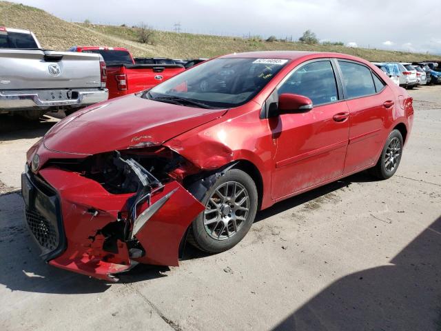 TOYOTA COROLLA L 2019 with VIN 5YFBURHE1KP883259 - Photo from auction