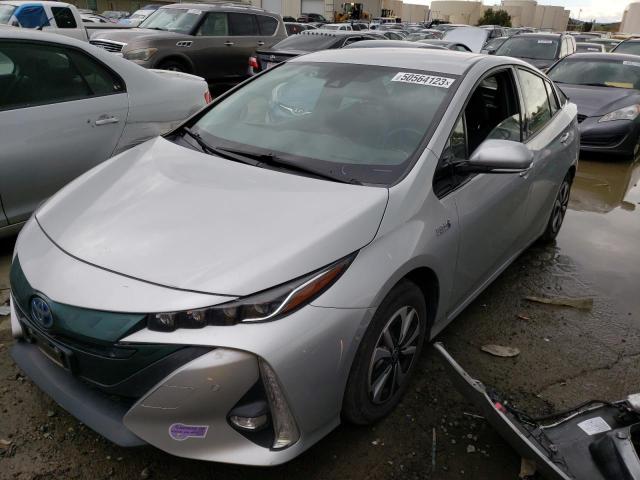 TOYOTA PRIUS PRIM 2018 with VIN JTDKARFP7J3093632 - Photo from auction