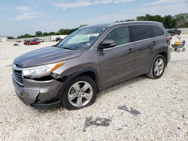 TOYOTA HIGHLANDER 2014 مع رقم تعريف المركبة 5TDYKRFH1ES019739 - صورة من المزاد