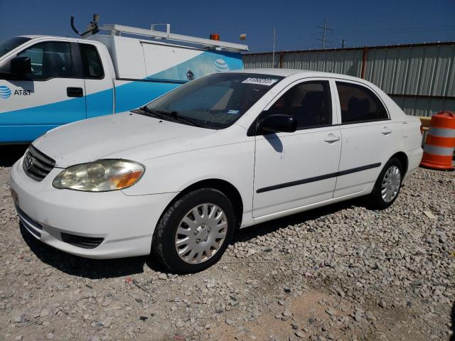 TOYOTA COROLLA CE 2003 with VIN 1NXBR32E53Z030287 - Photo from auction