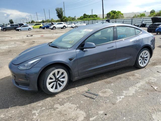TESLA MODEL 3 2022 with VIN 5YJ3E1EA9NF286882 - Photo from auction