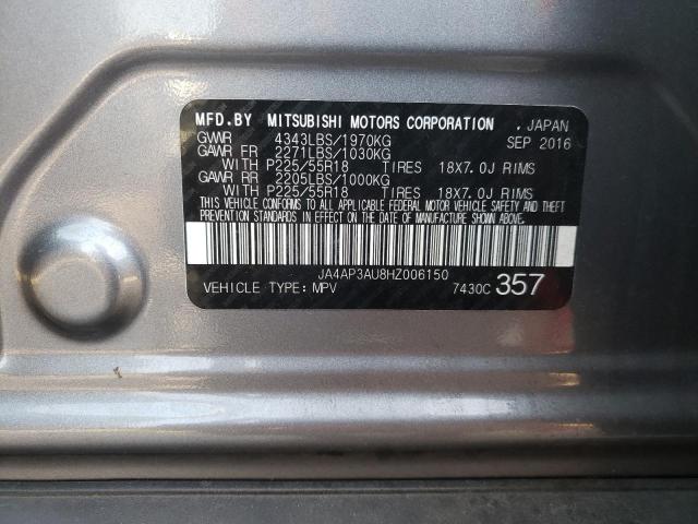 Photo 14 from auction – 2017 MITSUBISHI OUTLANDER with VIN JA4AP3AU8HZ006150