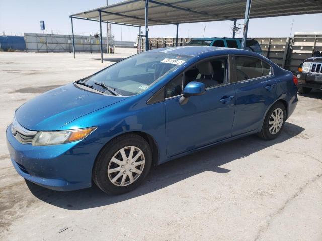 HONDA CIVIC LX 2012 with VIN 2HGFB2F59CH568798 - Photo from auction