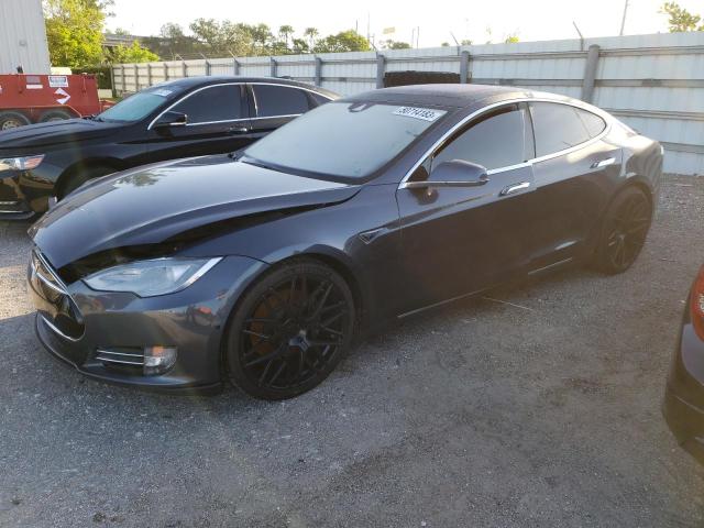 TESLA MODEL S 2015 with VIN 5YJSA1E26FF118554 - Photo from auction
