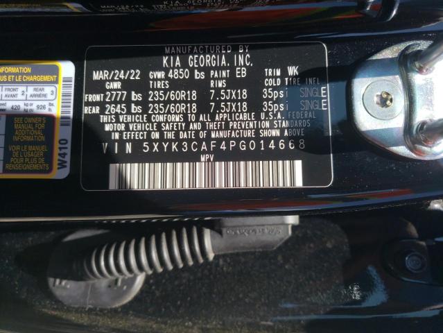 Photo 14 from auction – 2023 KIA SPORTAGE E with VIN 5XYK3CAF4PG014668