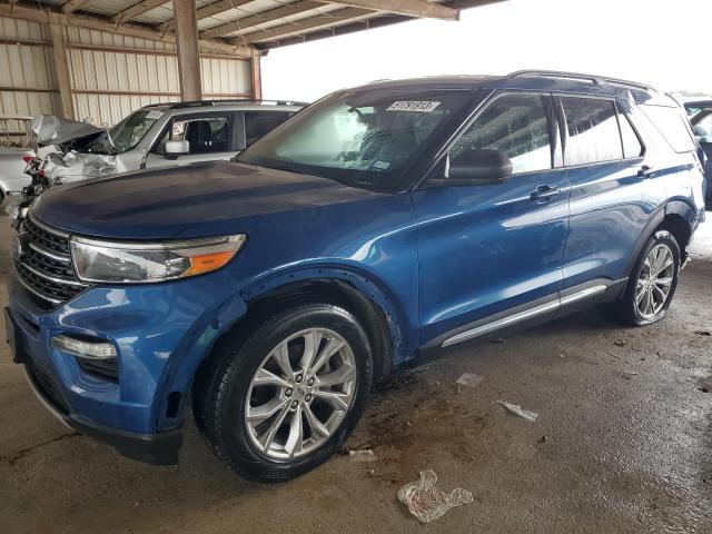 FORD EXPLORER X 2020 with VIN 1FMSK7DHXLGB82101 - Photo from auction