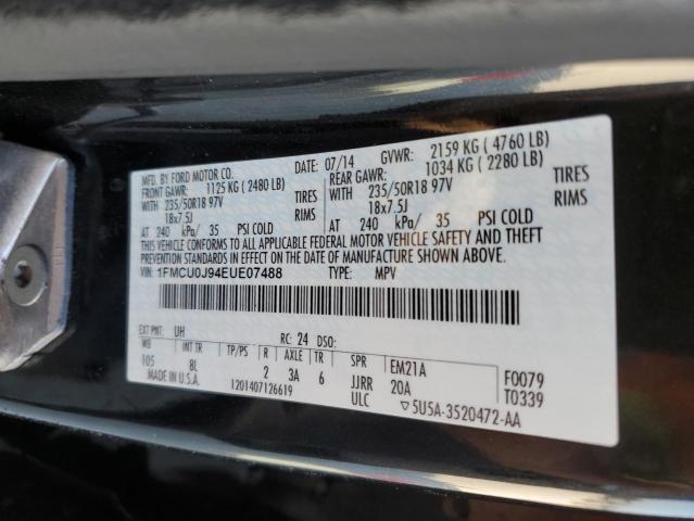Foto 14 de la subasta – 2014 FORD ESCAPE TIT con VIN 1FMCU0J94EUE07488
