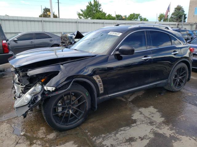 INFINITI FX50 2010 with VIN JN8BS1MW3AM830185 - Photo from auction