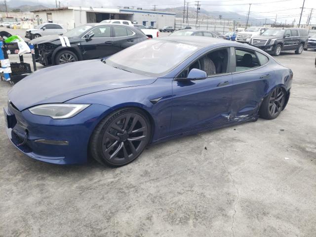 TESLA MODEL S 2022 with VIN 5YJSA1E67NF472391 - Photo from auction
