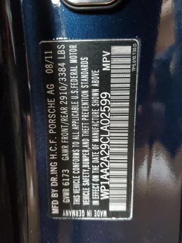 Photo 14 from auction – 2012 PORSCHE CAYENNE with VIN WP1AA2A29CLA02599